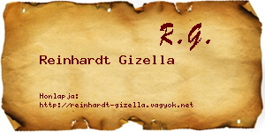 Reinhardt Gizella névjegykártya